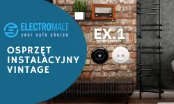 Seria Vintage kolekcja przełączników, gniazdek i ramek w stylu retro.