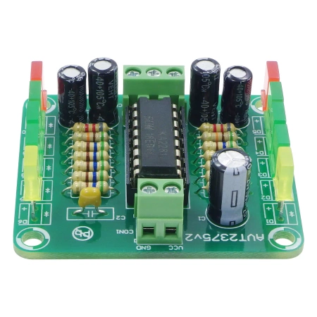 Wskaźnik wysterowania stereo 2x5 LED - zlutowany KIT AVT 2375