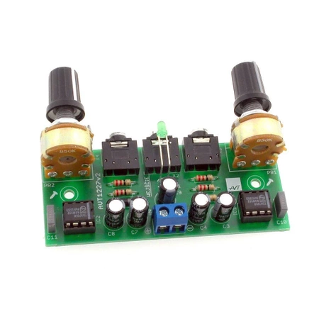 Wzmacniacz słuchawkowy stereo do dwóch par słuchawek - KIT AVT 1227