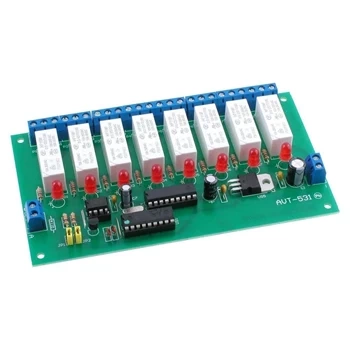 Klocki RS485 - karta wyjść przekaźnikowych - KIT AVT 531
