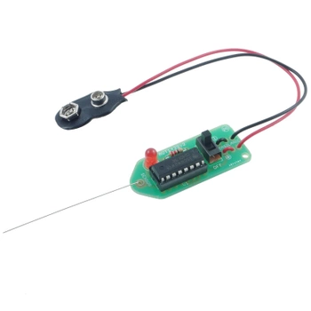 Miniaturowy wykrywacz przewodów sieciowych - detektor pola elektrycznego - KIT AVT 1429