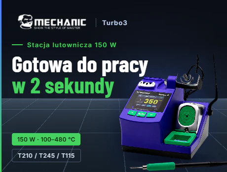 Turbo3 - stacja lutownicza od Mechanic HK